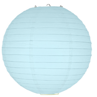 12 x Baby Blue Round 10'' Paper Lantern Wedding Party Home Decor Bulk Lot