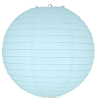 12 x Baby Blue Round 10'' Paper Lantern Wedding Party Home Decor Bulk Lot