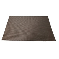 12 x Table Placemat PVC Brown - 30cm x 45cm