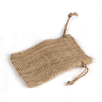 50 x Burlap Drawstring Bag - Length 12cm x Width 8cm