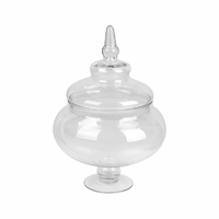 2 x Large Glass Apothecary Jar - 4500ml