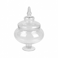 2 x Large Glass Apothecary Jar - 4500ml