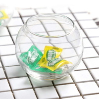 24 x Clear Glass Fish Bowl Votive Candle Holder Wedding 9cm