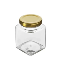 80 x Small 150 ML Wedding Favours Candy Jam Square Glass Honey Jars Preserving