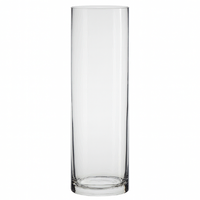 6 x Clear Glass Vases Cylinder 50CM x 15CM Wedding Event Table Deco Bulk Lot