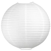 12 x White Round Paper Lantern - 20"