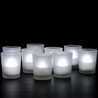 1 x Frosted Glass Votive TeaLight Candle HOLDER ONLY