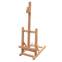 Mini Small Wooden Painting Easel Table Art Stand 