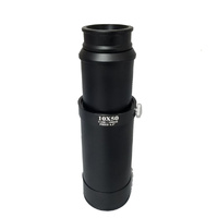 10 x 50 Collapsible Monocular Telescope Optical High Quality with Tripod