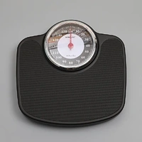 Black Mechanical Bathroom Scale - 160kg