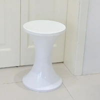 Bulk Lot x 12 White Arcade Retro Wedding Party Plastic Stool Party Seat Kitchen