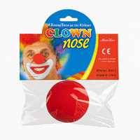 12 x Red Foam Clown Nose