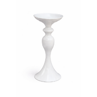 6 x White Decorative Candle Holder - Height 31cm