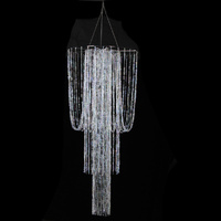 Crystal Chandelier Hanging Ceiling Pendent Wedding 140cm