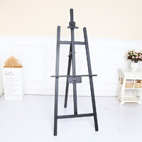 Black Wedding Foldable 165cm Wooden Tripod Easel Artist Art Painting Stand