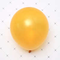 100 x Gold Latex Standard 25cm 10inch Helium Balloons 