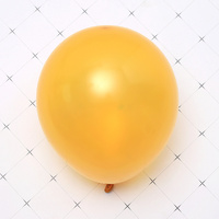 100 x Gold Latex Standard 25cm 10inch Helium Balloons 