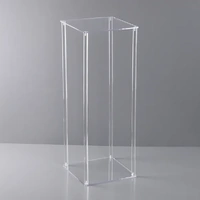 80cm Clear Acrylic Frame Display Flower Stand  