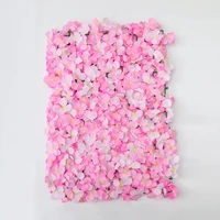 10 x Pink  Artificial Hydrangea Flower Wall Panels 60x40cm