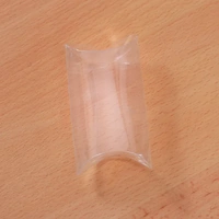 100 x Clear PVC Wedding Candy Favor Boxes Pillow Style 8x5x2cm