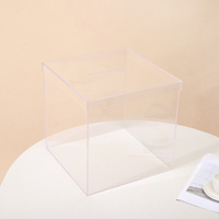 Clear Wedding Wishing Well Acrylic Money Gift Card Box