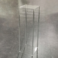 100cm Clear Acrylic Frame Display Flower Stand  