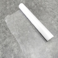 50m x 75cm White Organza Roll Sheers Fabric Swag Crystal Tulle Wedding DIY 