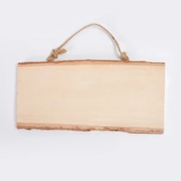 12 x Wooden Log Slice Rectangle 25CM DIY Embellishments