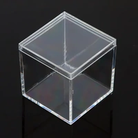 6 x Clear PVC Plastic Storage Box 5.5cm