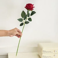 10 x Artificial Rose Bloom Red 50cm