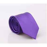 10 x Mens Tie Plain Purple Necktie Wedding Business Formal Party Neckwear
