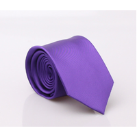 10 x Mens Tie Plain Purple Necktie Wedding Business Formal Party Neckwear