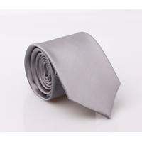 10 x Mens Tie Plain Silver Necktie Wedding Business Formal Party Neckwear