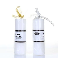 48 x White Unscented Pillar Candles 5 x 15cm / 2x6'' Box of Wholesale Bulk