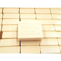 Bulk Lot x 100 Natural Coconut Vanilla Soap Australian Made For Dry Senstive Skin
