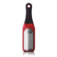 Microplane Stainless Steel Artisan Fine Grater Red